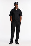 Show Up Slim Slit Pants - Black