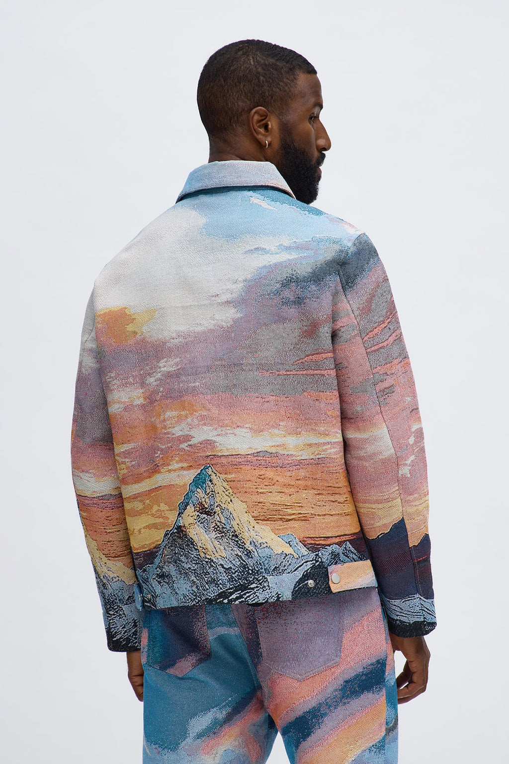 Peak Era Tapestry Work Jacket - Orange