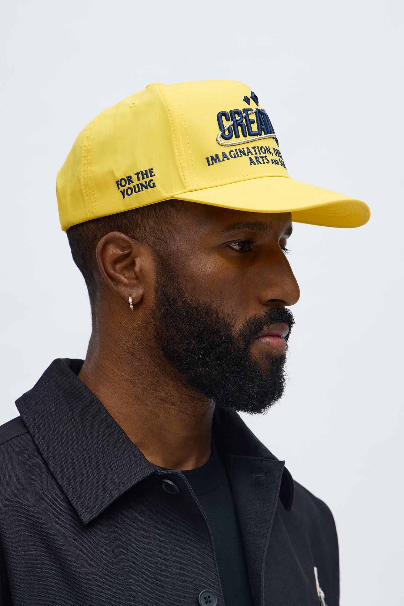 Creatives Nylon Structured Snapback Hat - Yellow