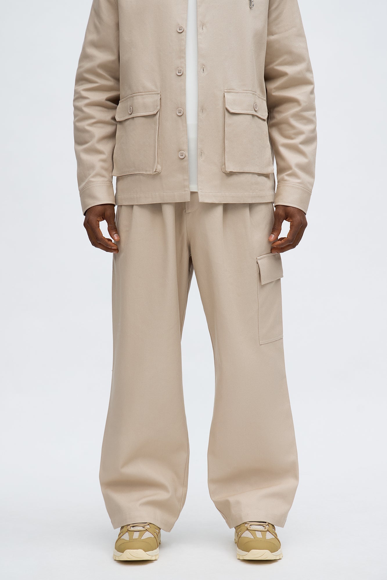 Baggy Fairfax Canvas Pant - Taupe