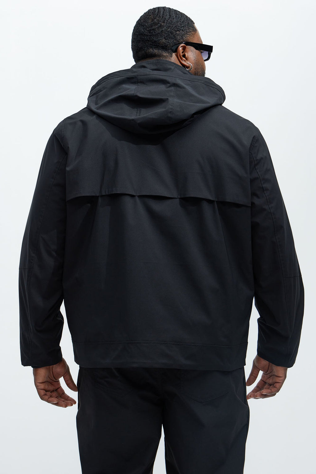 Every Move Hooded Cargo Pocket Jacket - Black