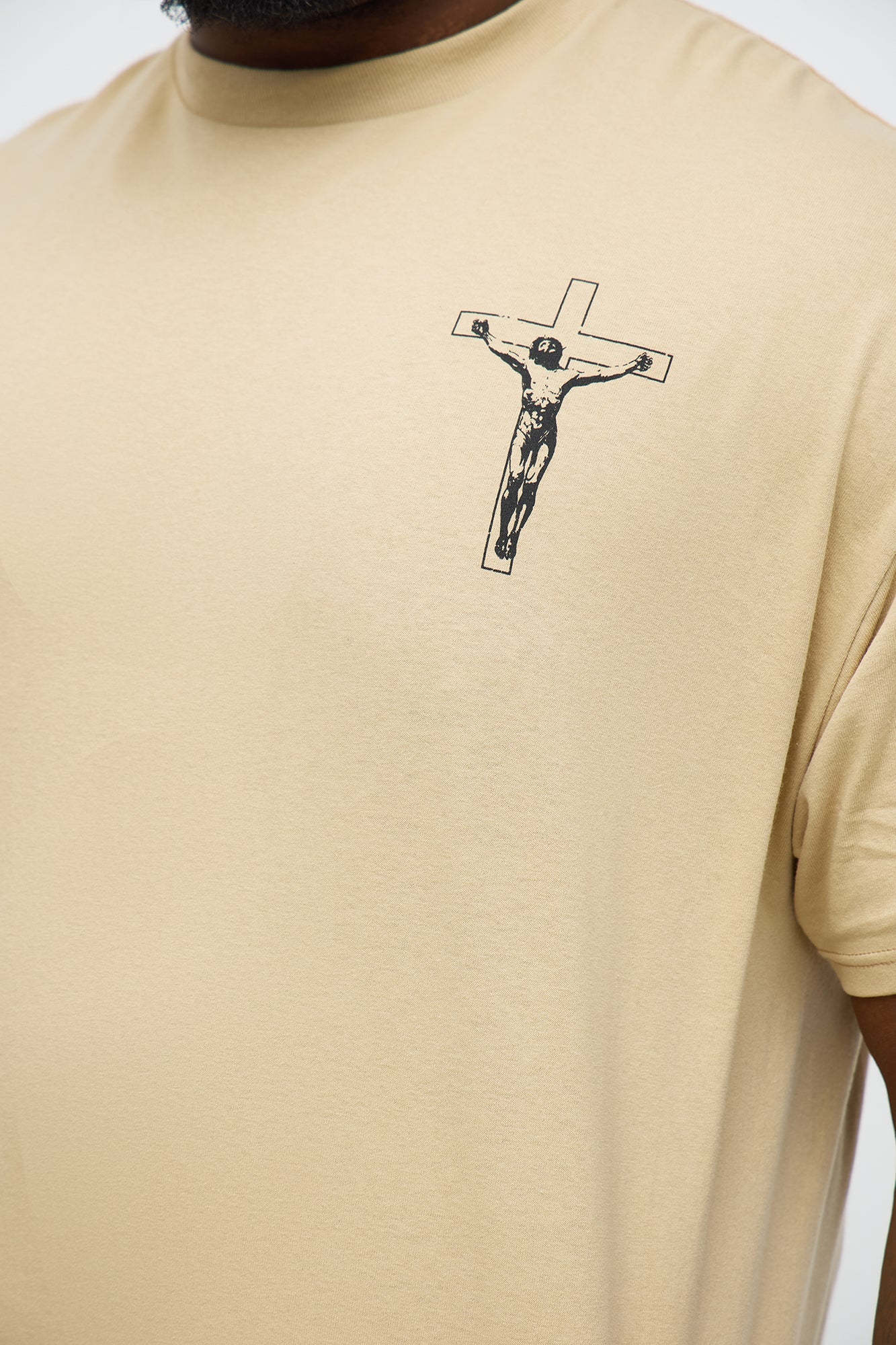 Faith Hope Love Short Sleeve Tee - Sand