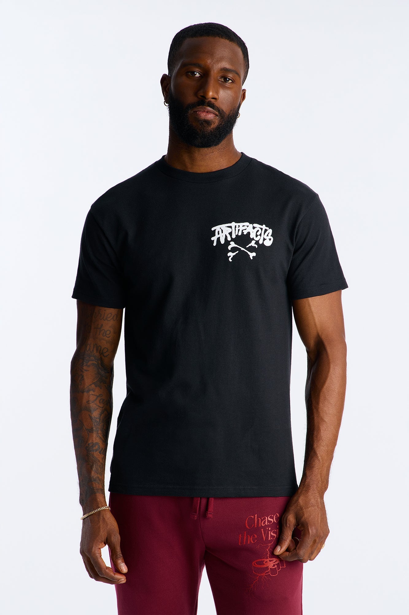 Spiritual Energy Vibes Short Sleeve Tee - Black