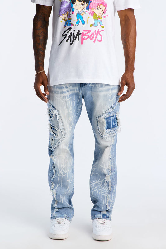 Bootcut Tag Me Up Jean - Medium Blue Wash