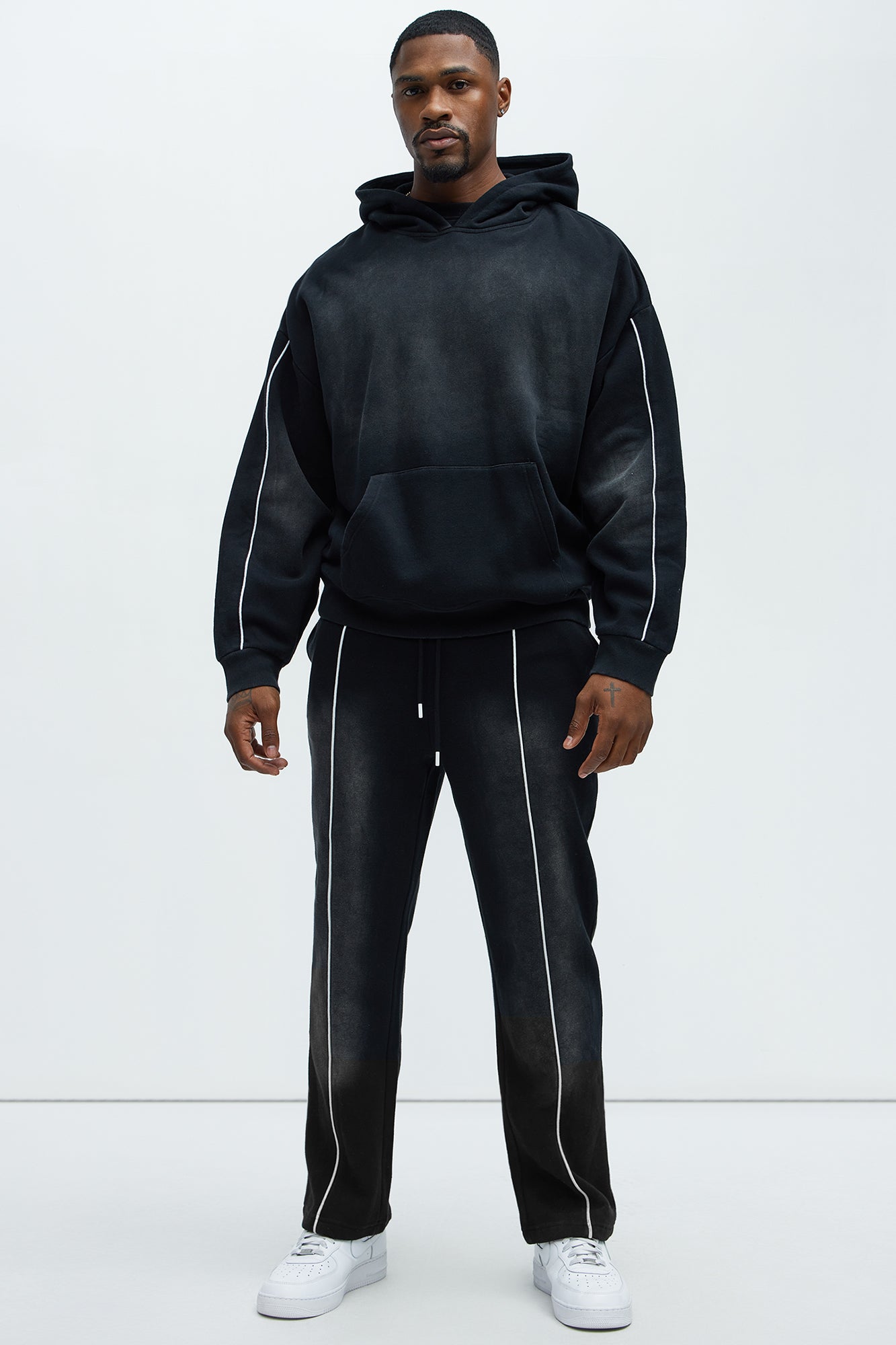 Tyson Just Go With It Oversized Hoodie - Black