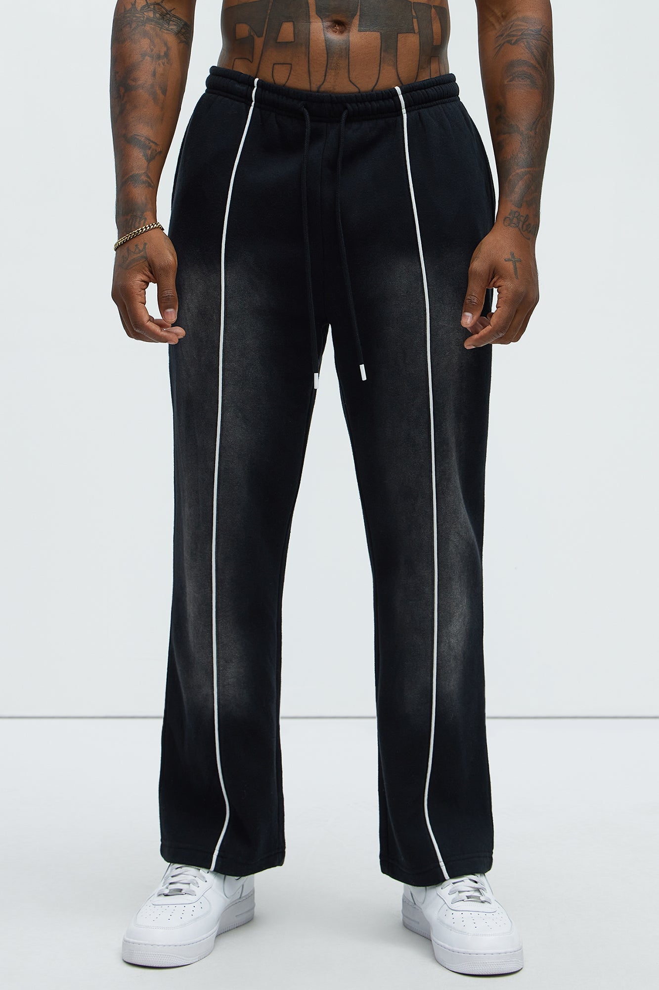 Tyson Just Go With It Straight Sweatpants - Black