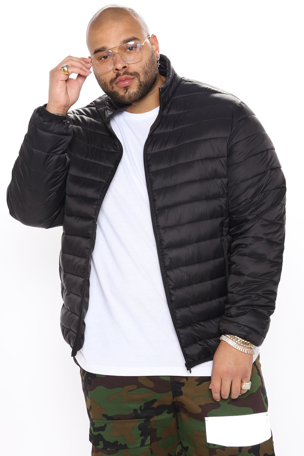Wesley Packable Puffer Jacket - Black