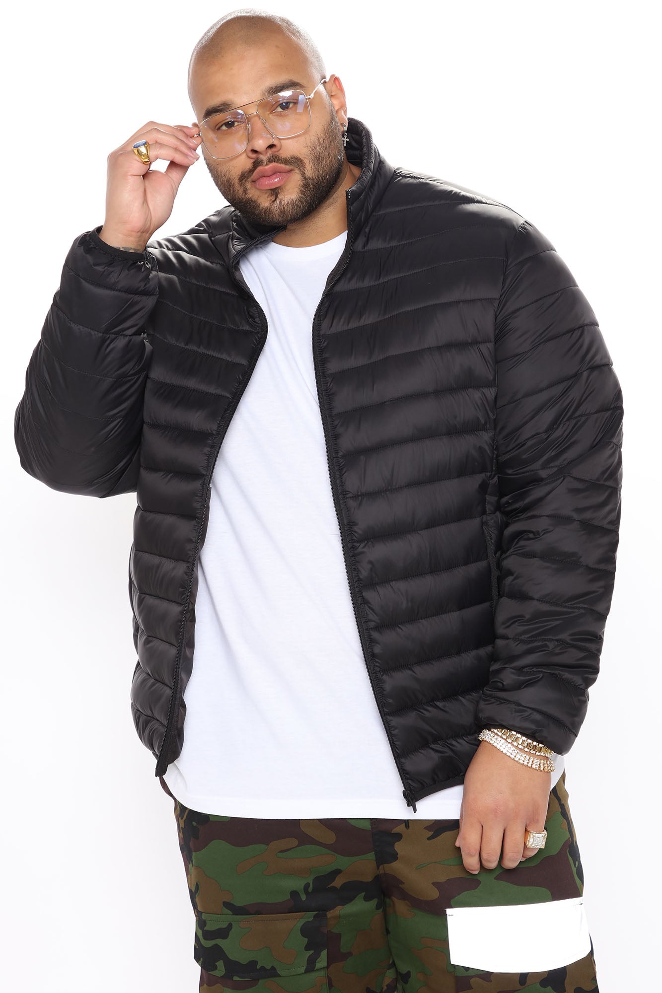 Wesley Packable Puffer Jacket - Black