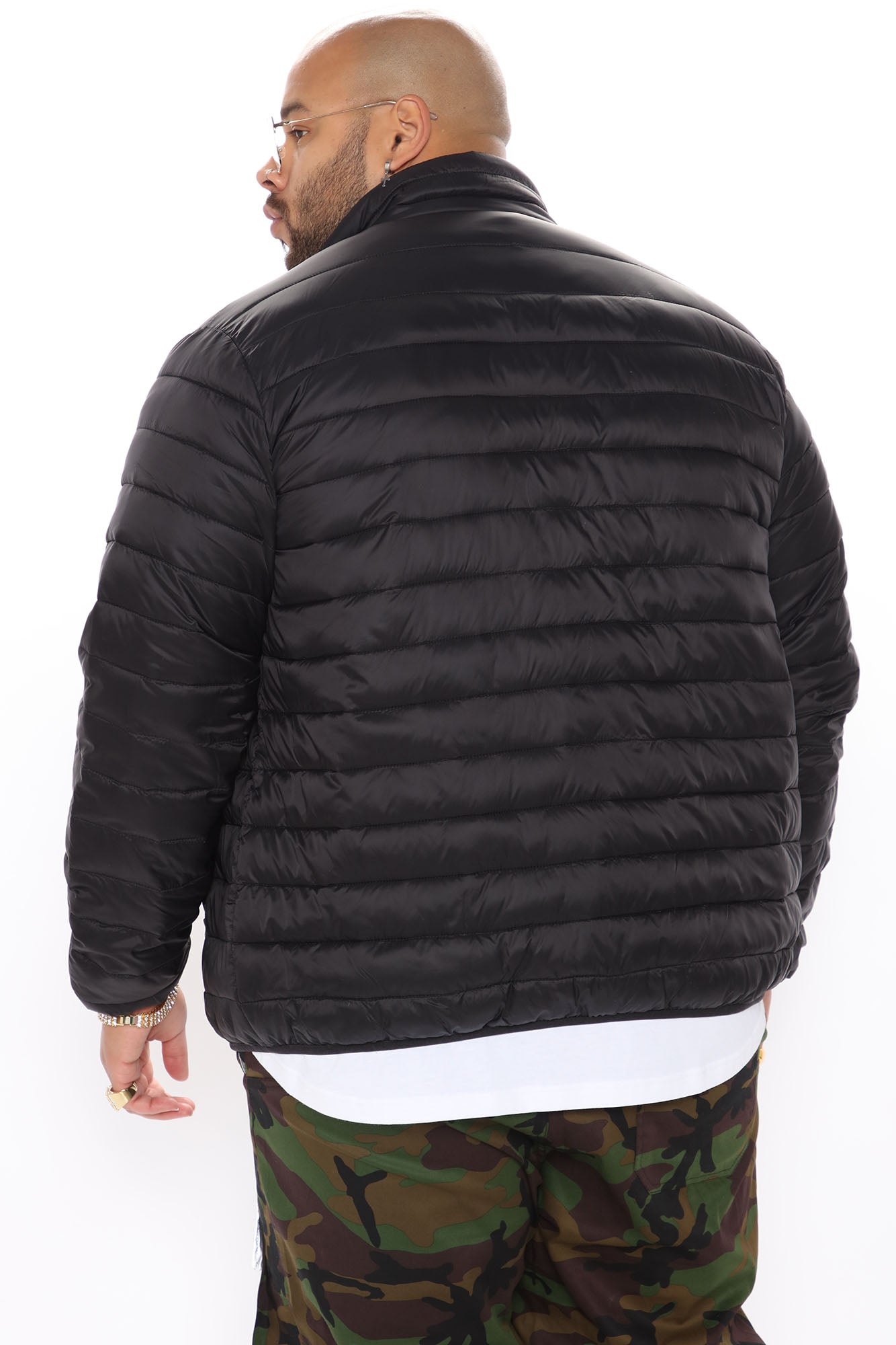 Wesley Packable Puffer Jacket - Black