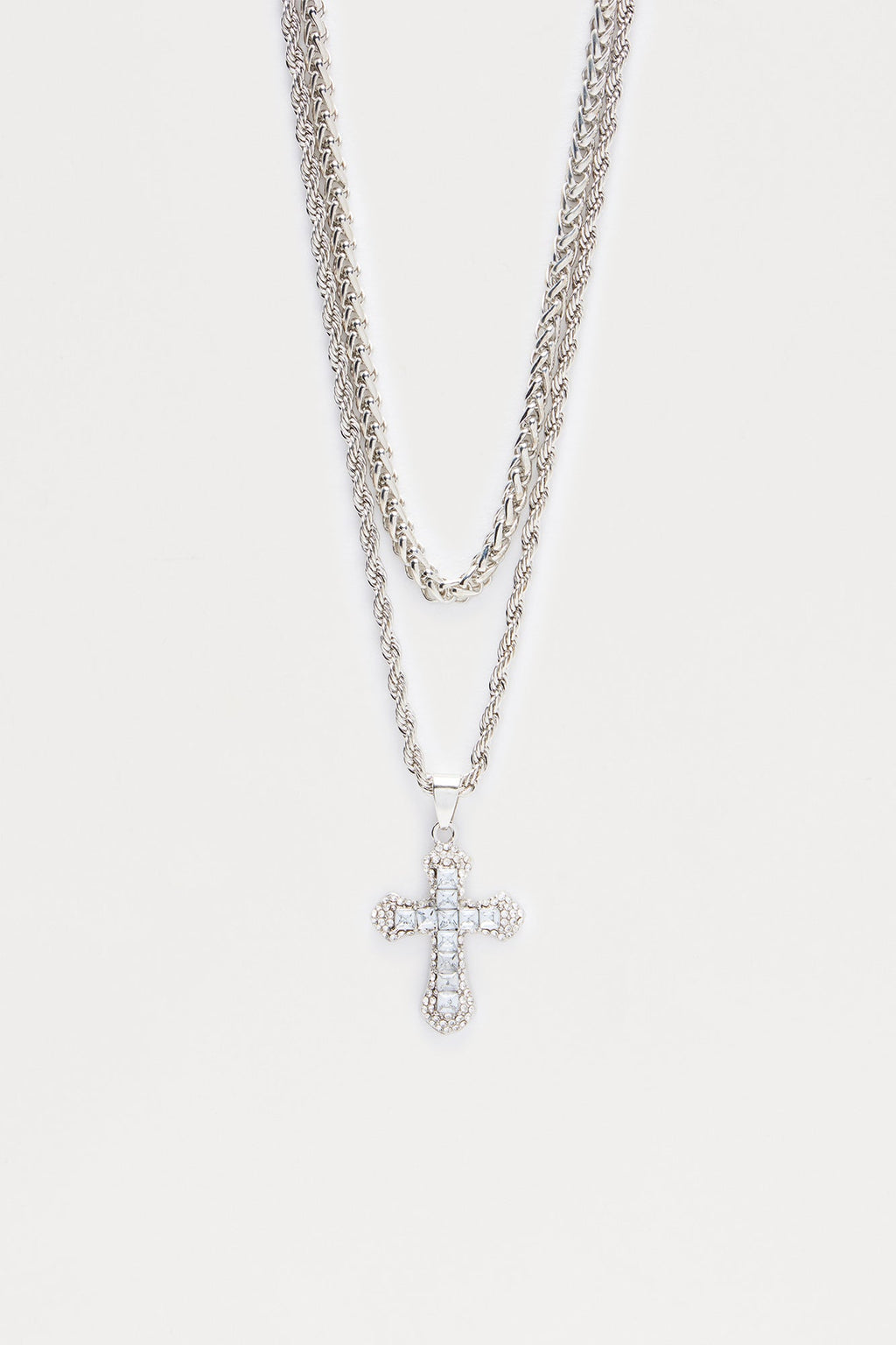 Further Ahead Necklace Set - Silver
