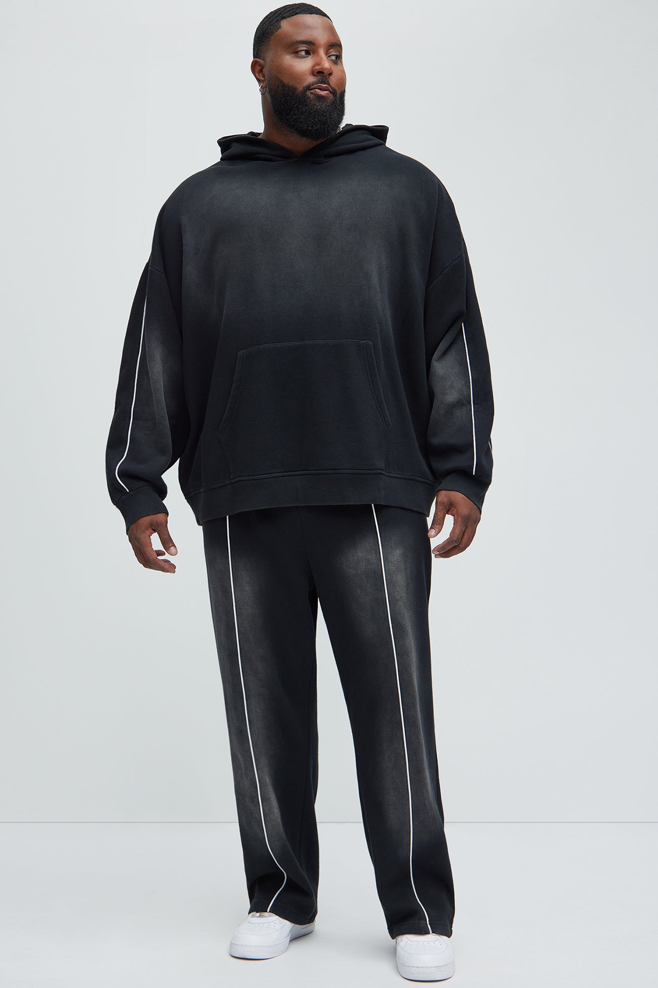 Tyson Just Go With It Oversized Hoodie - Black