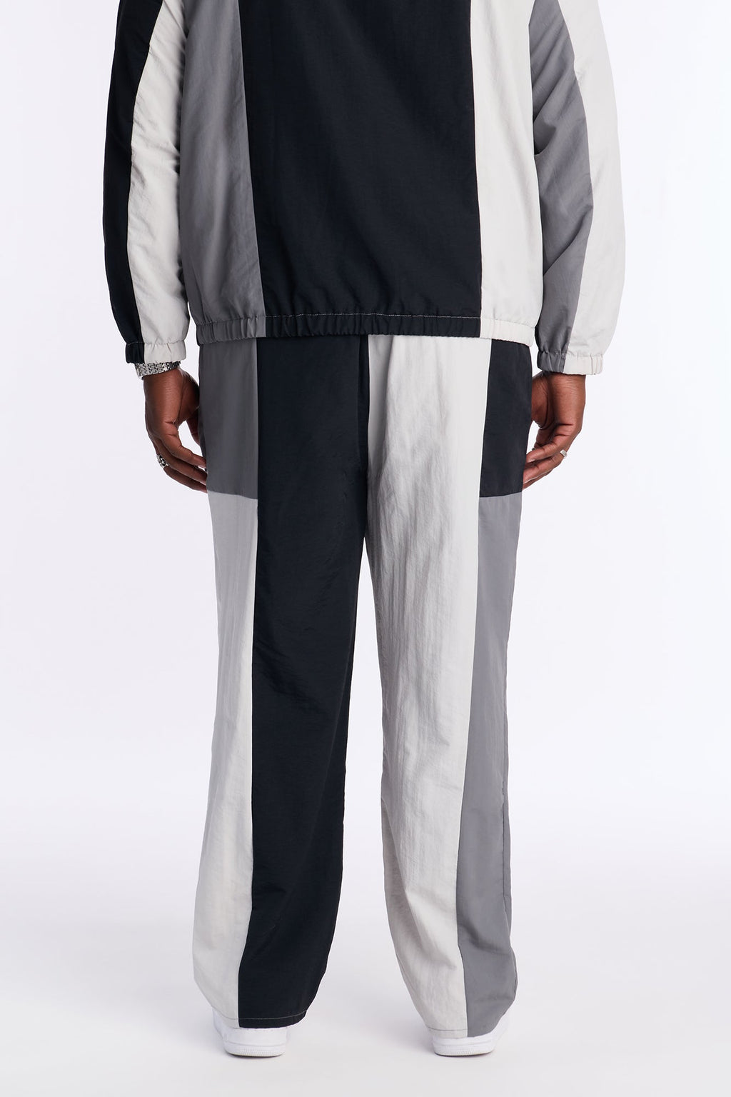 Straight Axel Color Block E-Waist Pant - Black/combo