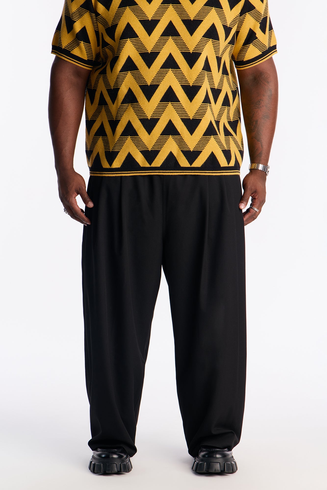 Baggy Grier Flow Pant - Black