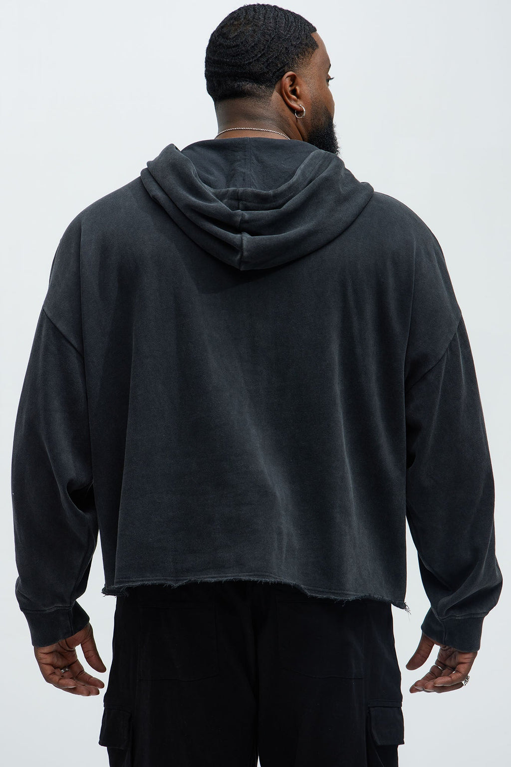 Tyson Curated Oversized Hoodie - Black Wash