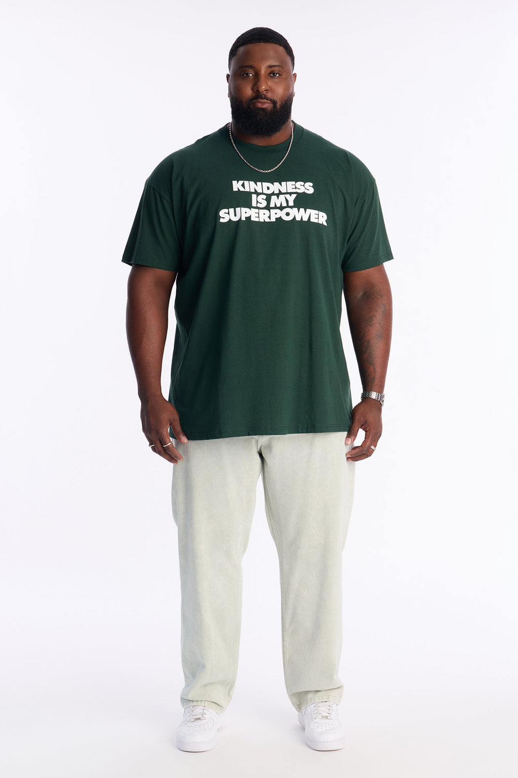 Straight Chalked Up Jean - Green