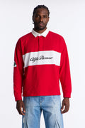 Alfa Romeo Long Sleeve Polo - Red/combo