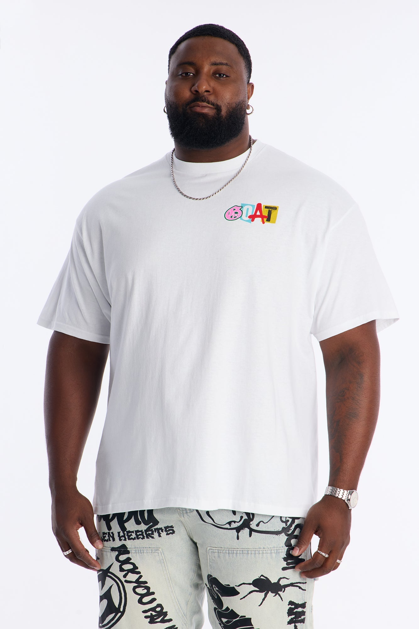 GOAT Worldwide Limited Edition Short Sleeve Tee - White