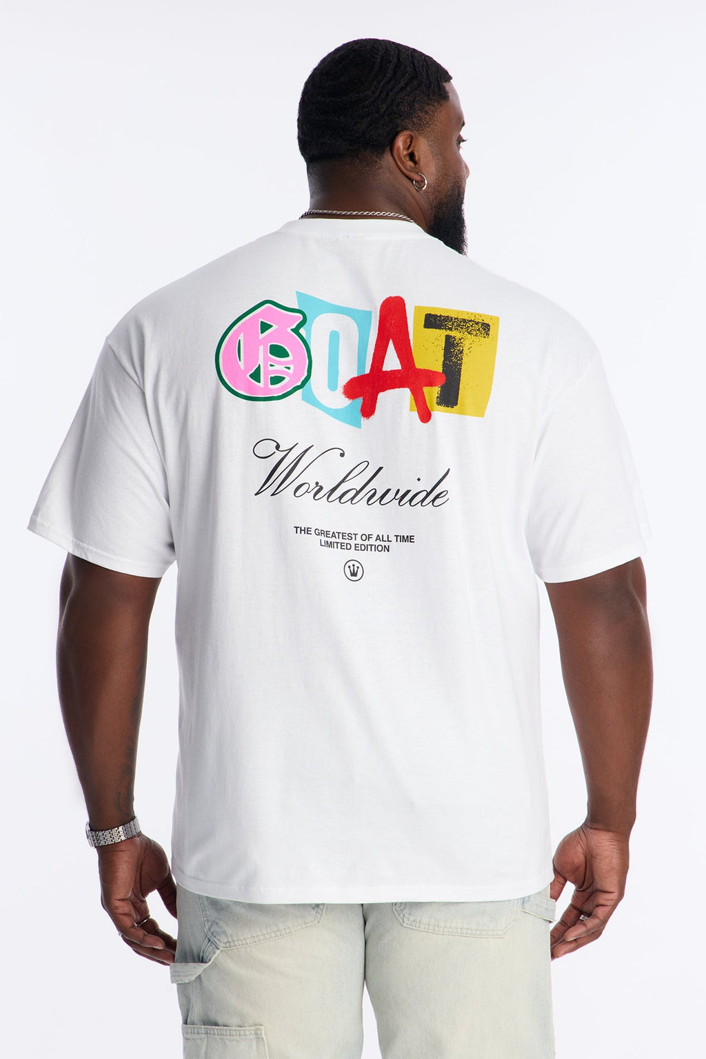GOAT Worldwide Limited Edition Short Sleeve Tee - White