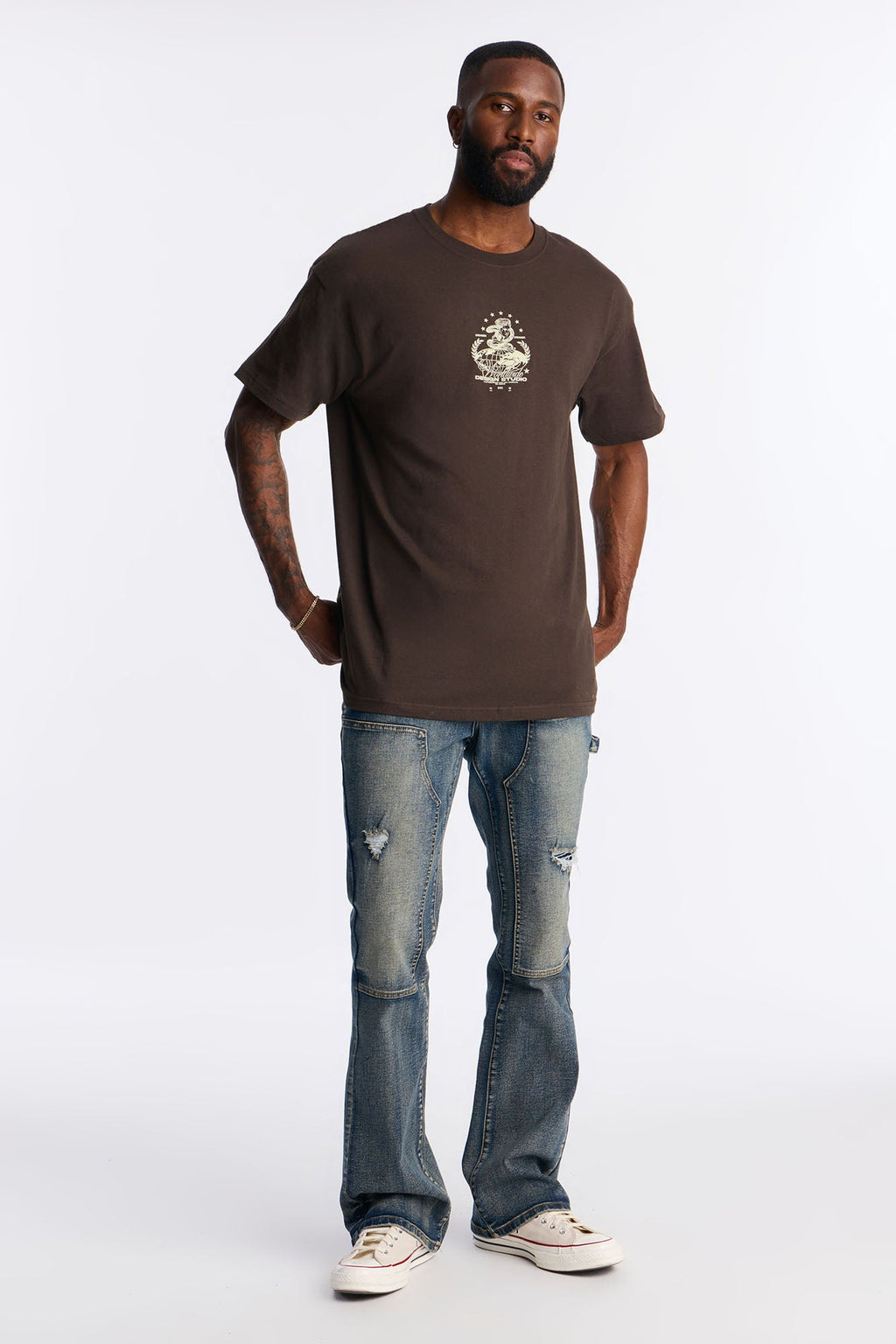 Dreamer Design Studio Short Sleeve Tee - Brown