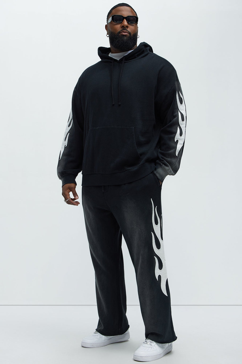 Flame Time Tyson Hoodie - Black