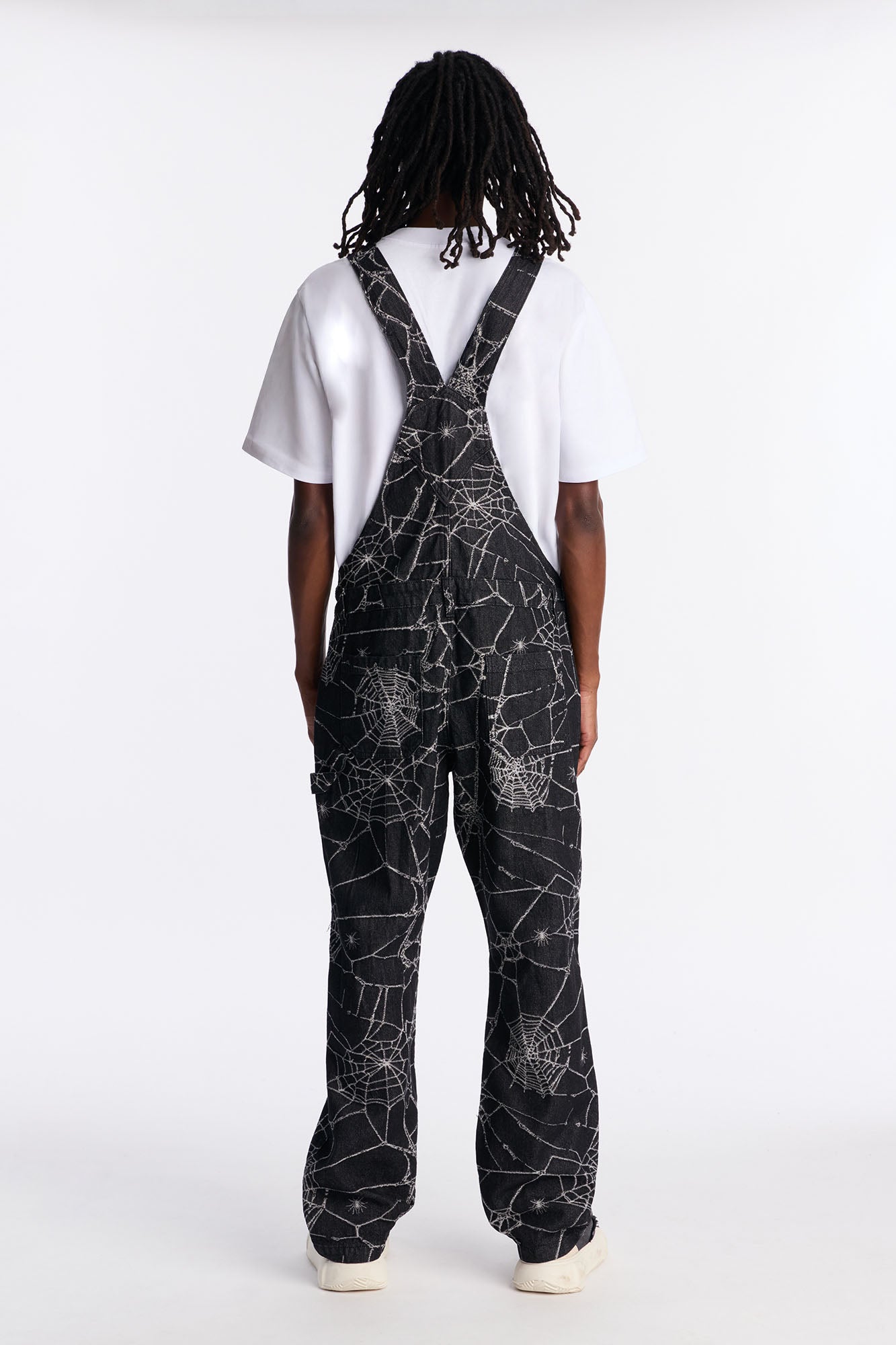 Widow Stitch Jacquard Overall - Black
