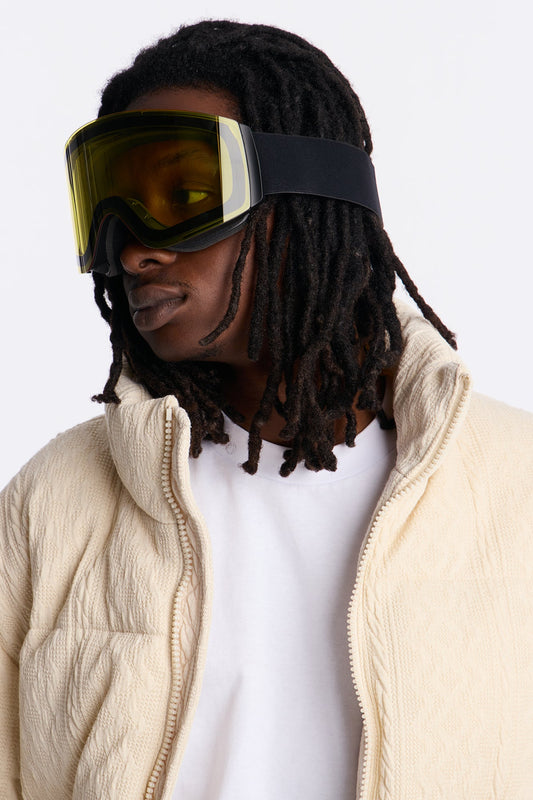 Night Vision Functional Snow Goggles - Black