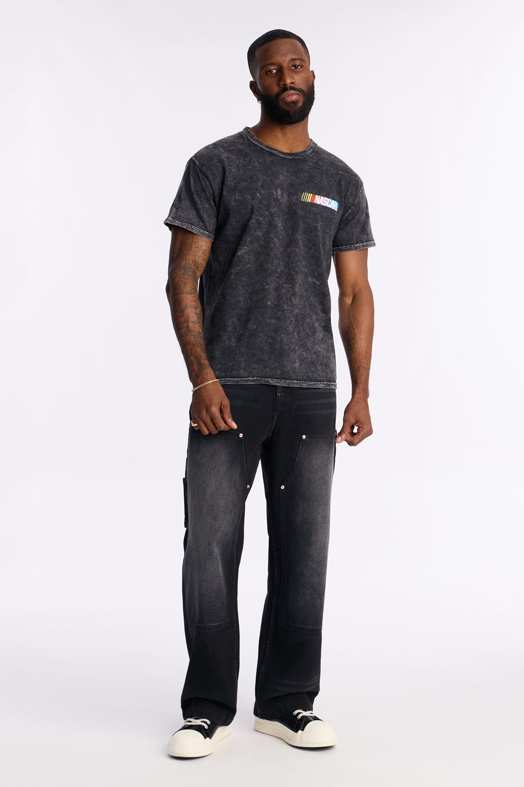 NASCAR Atlanta 500 Vintage Short Sleeve Tee - Black Wash
