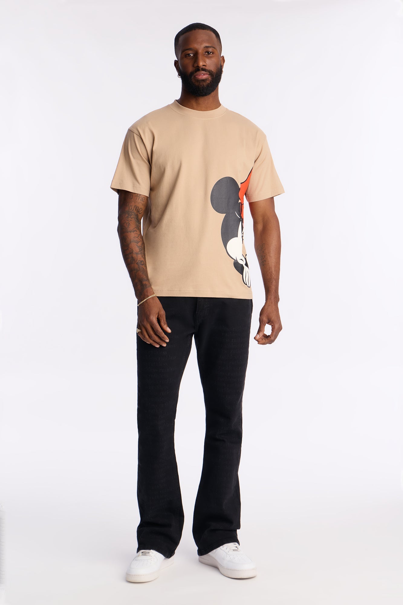 Disney Angry Minnie Premium Short Sleeve Tee - Brown