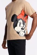 Disney Angry Minnie Premium Short Sleeve Tee - Brown