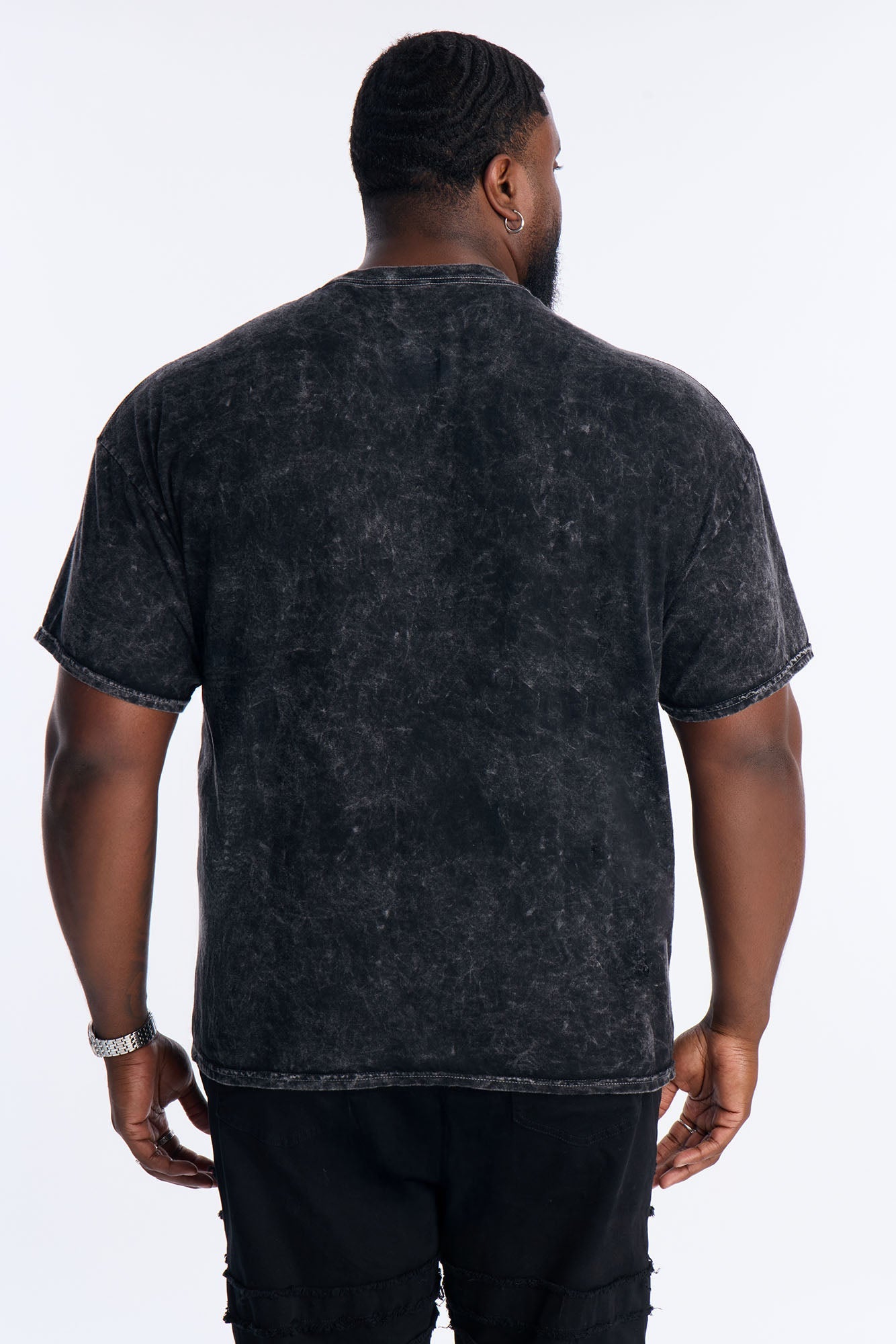 Muhammad Ali Champion Vintage Washed Short Sleeve Tee - Black Wash