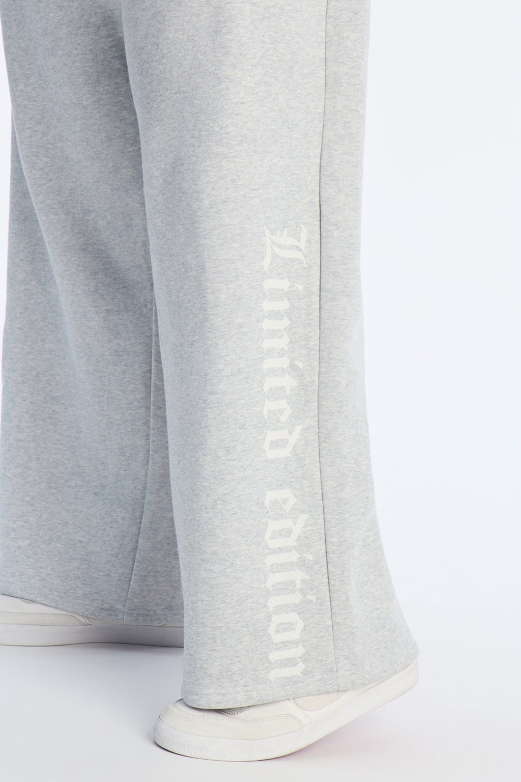Mob Wide Leg Sweatpants - Grey