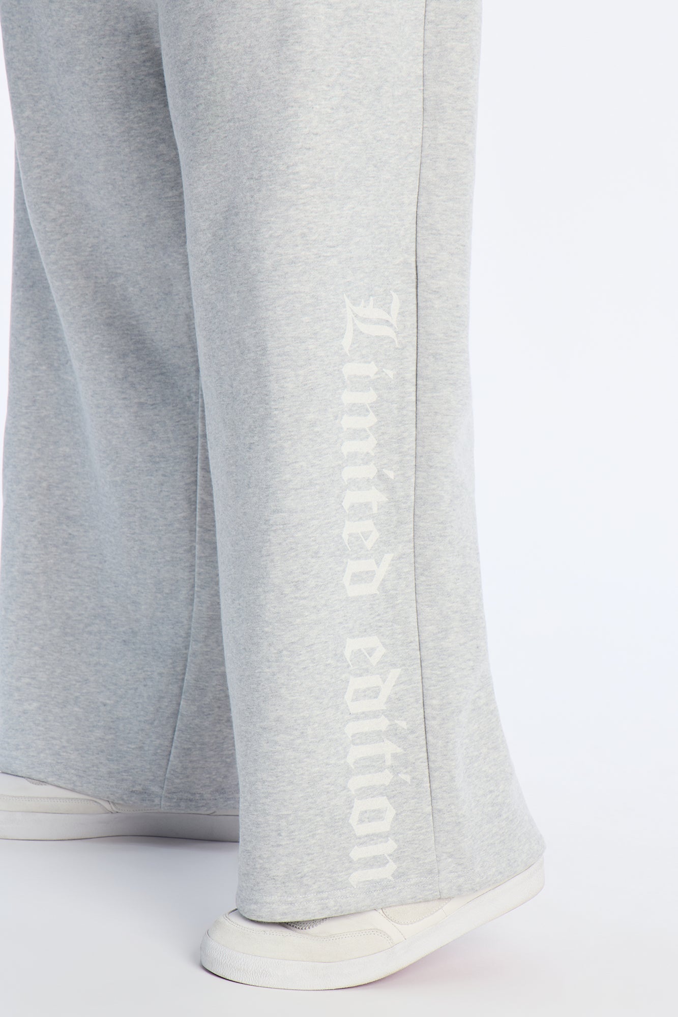 Mob Wide Leg Sweatpants - Grey