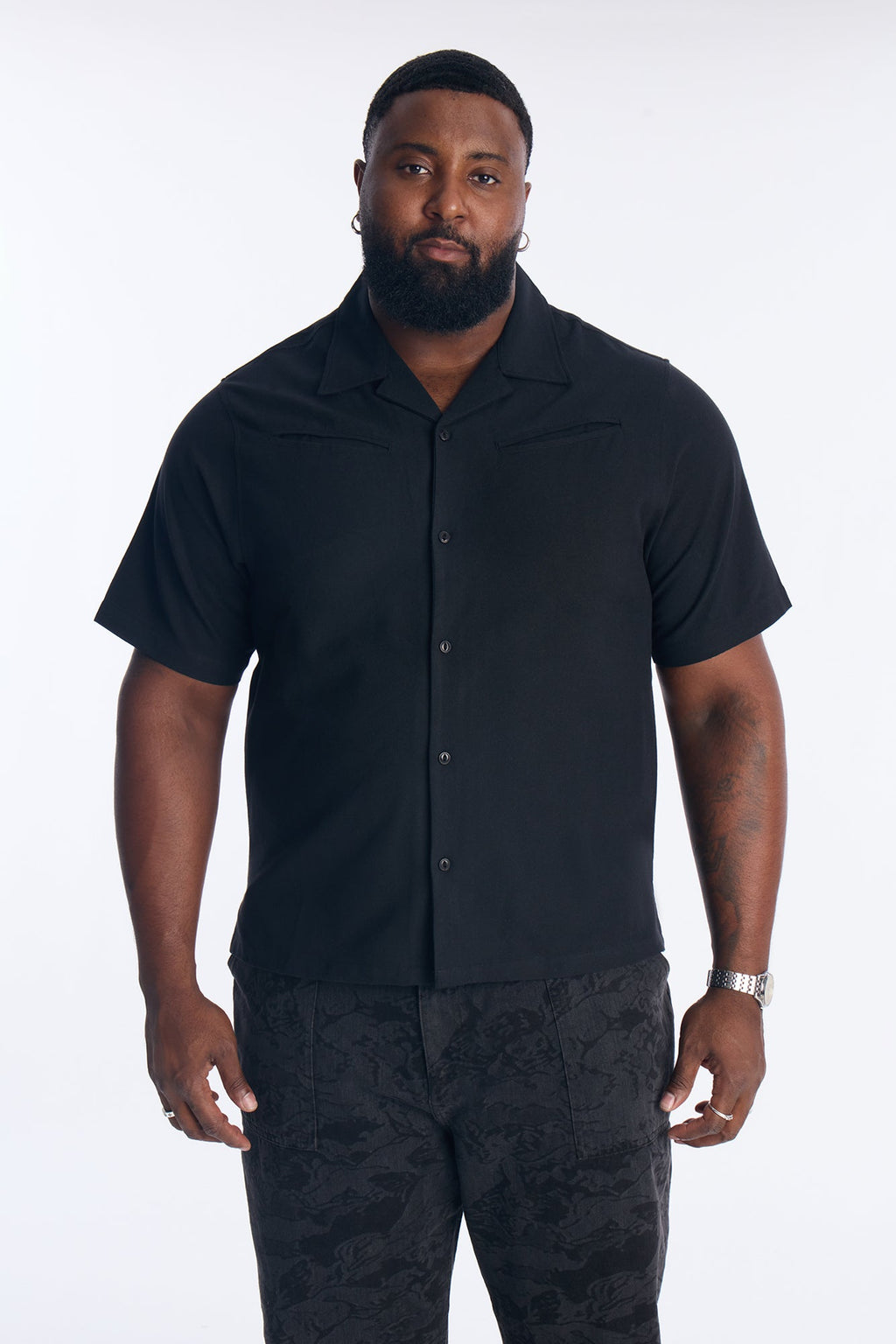 Frontier Fit Button Up Shirt - Black