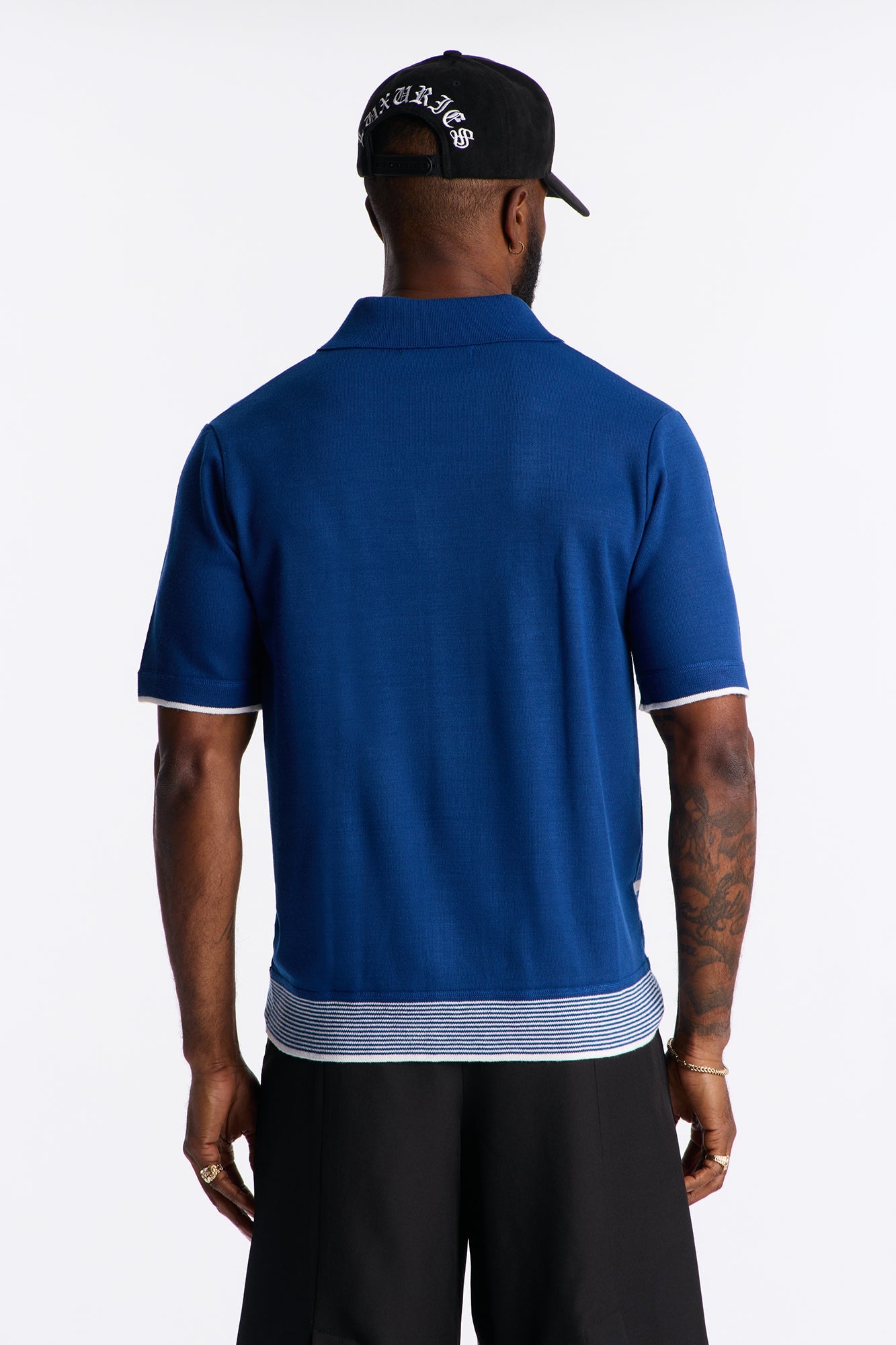 Casa Stripe Button Up - Blue/combo