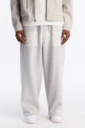 Mob Wide Leg Sweatpants - Grey