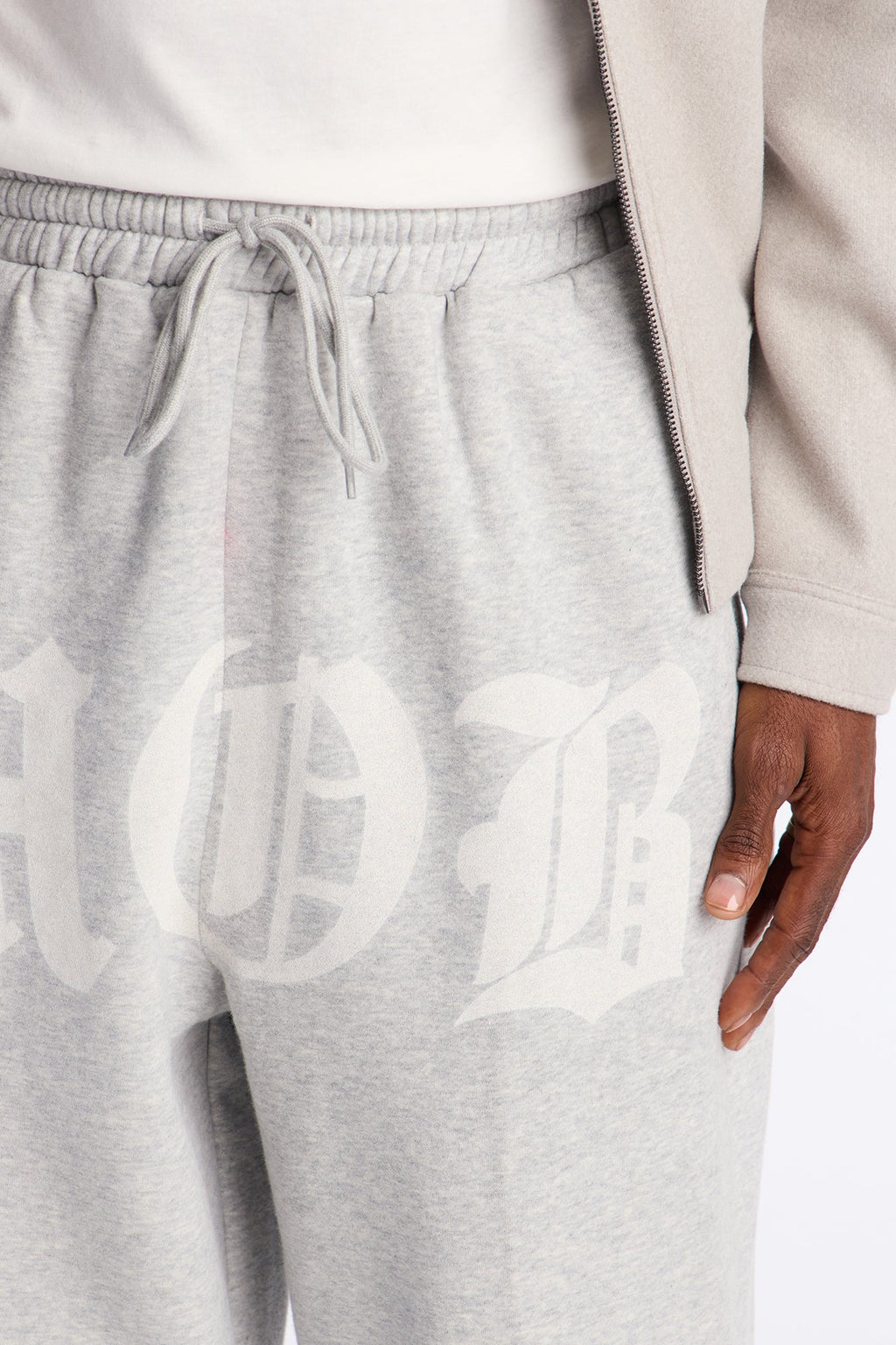 Mob Wide Leg Sweatpants - Grey