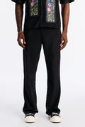 Slim Stained Truth Suede Pant - Black