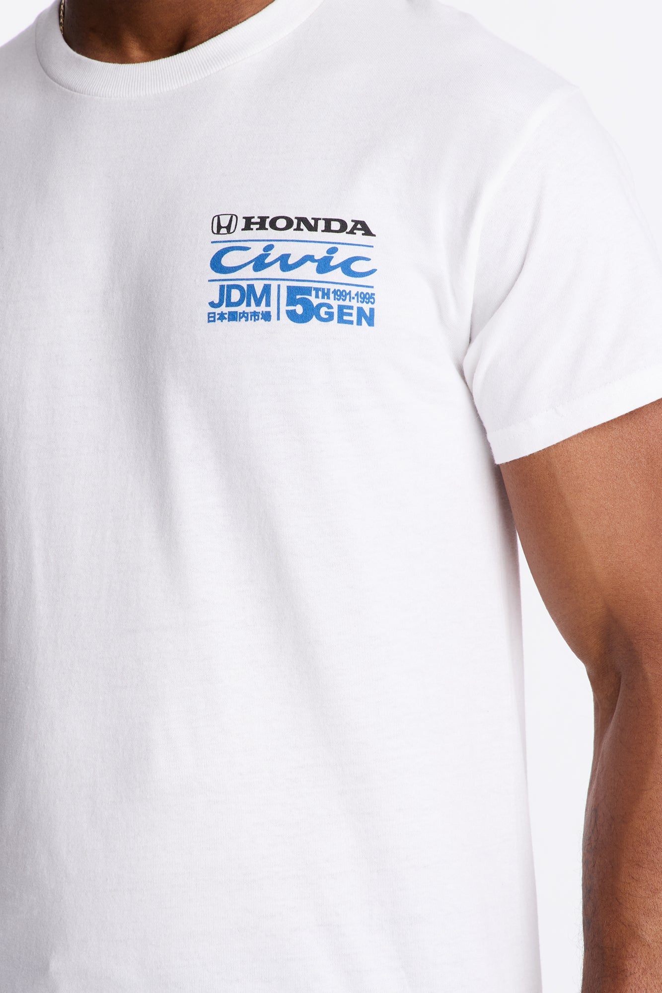 Honda Civic Hatchback JDM Short Sleeve Tee - White