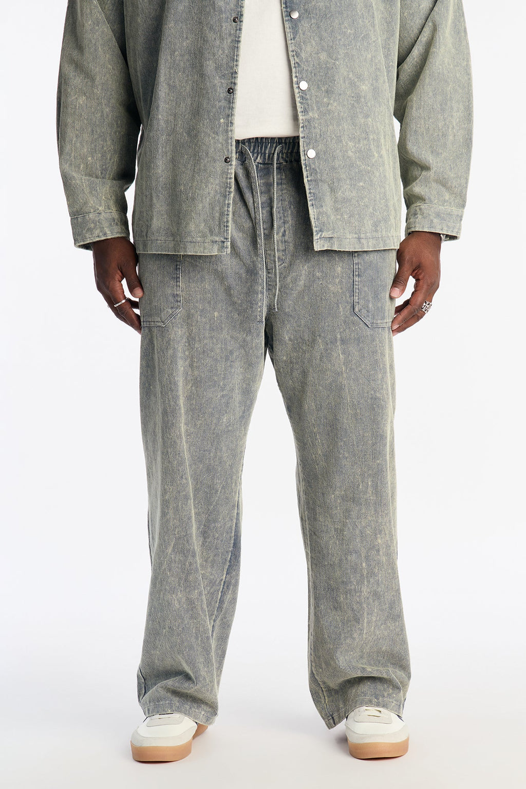 Straight Chi Town Corduroy Pant - Blue Wash