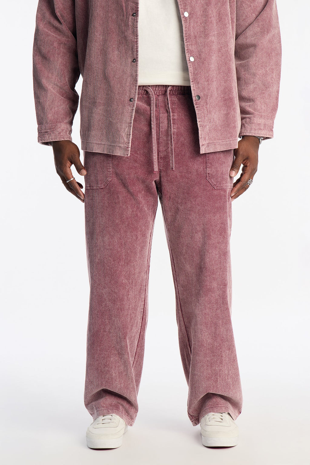 Straight Chi Town Corduroy Pant - Burgundy