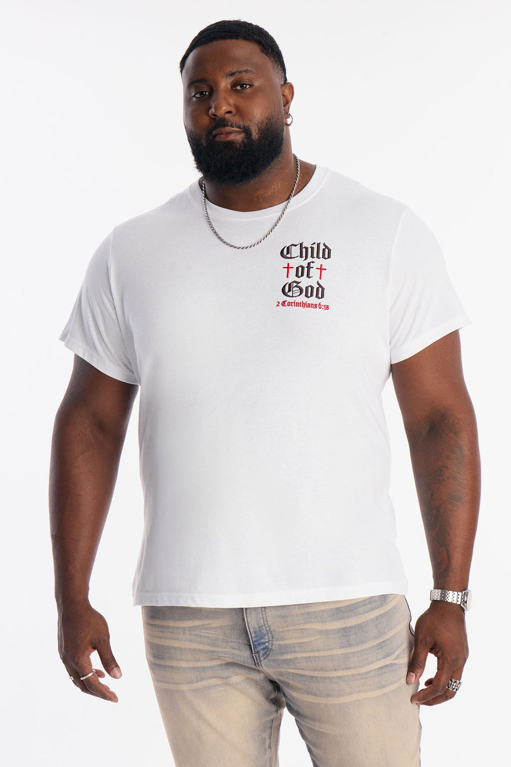 Child Of God Short Sleeve Tee - White
