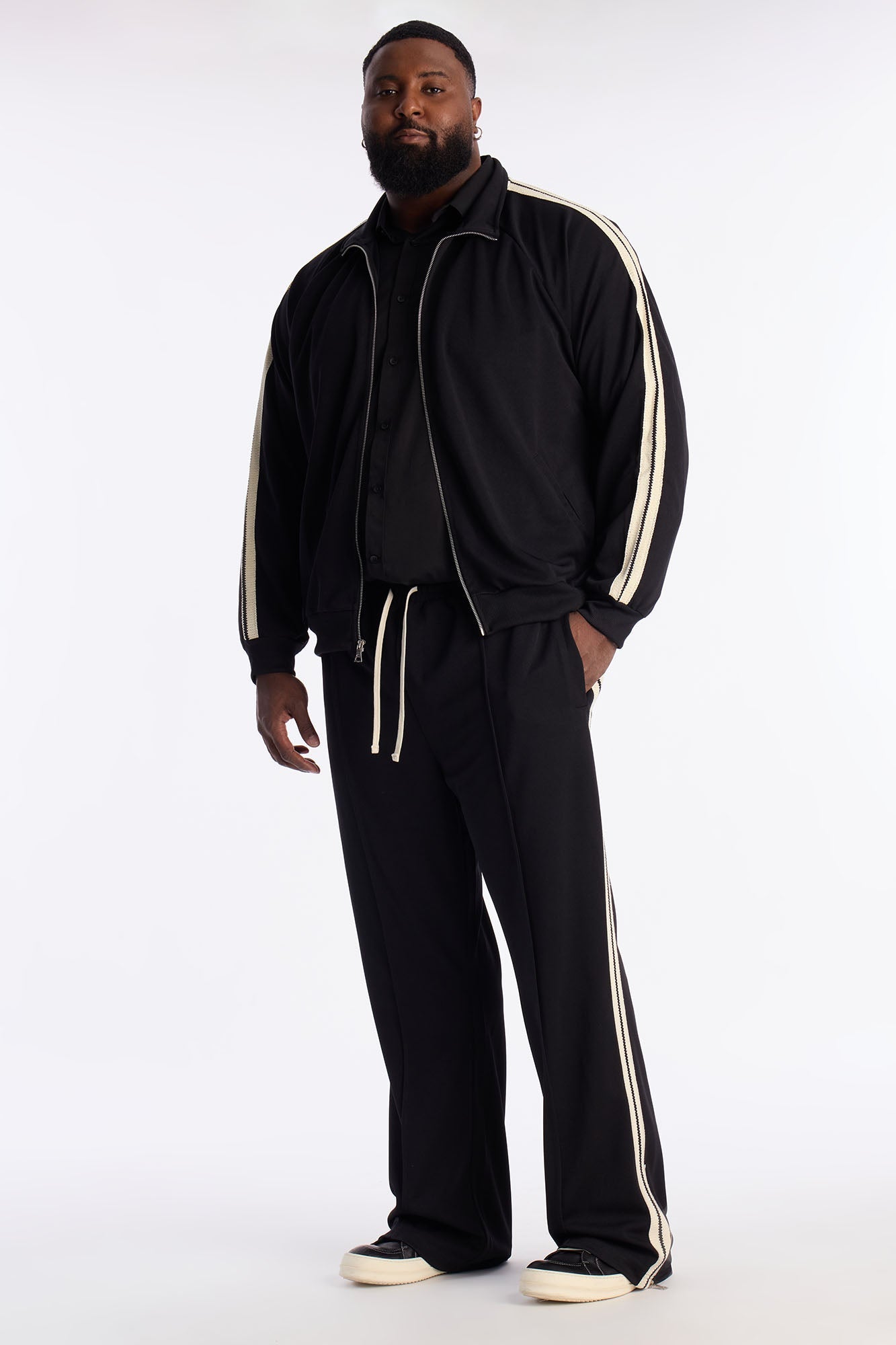 Dennis Track Jacket - Black