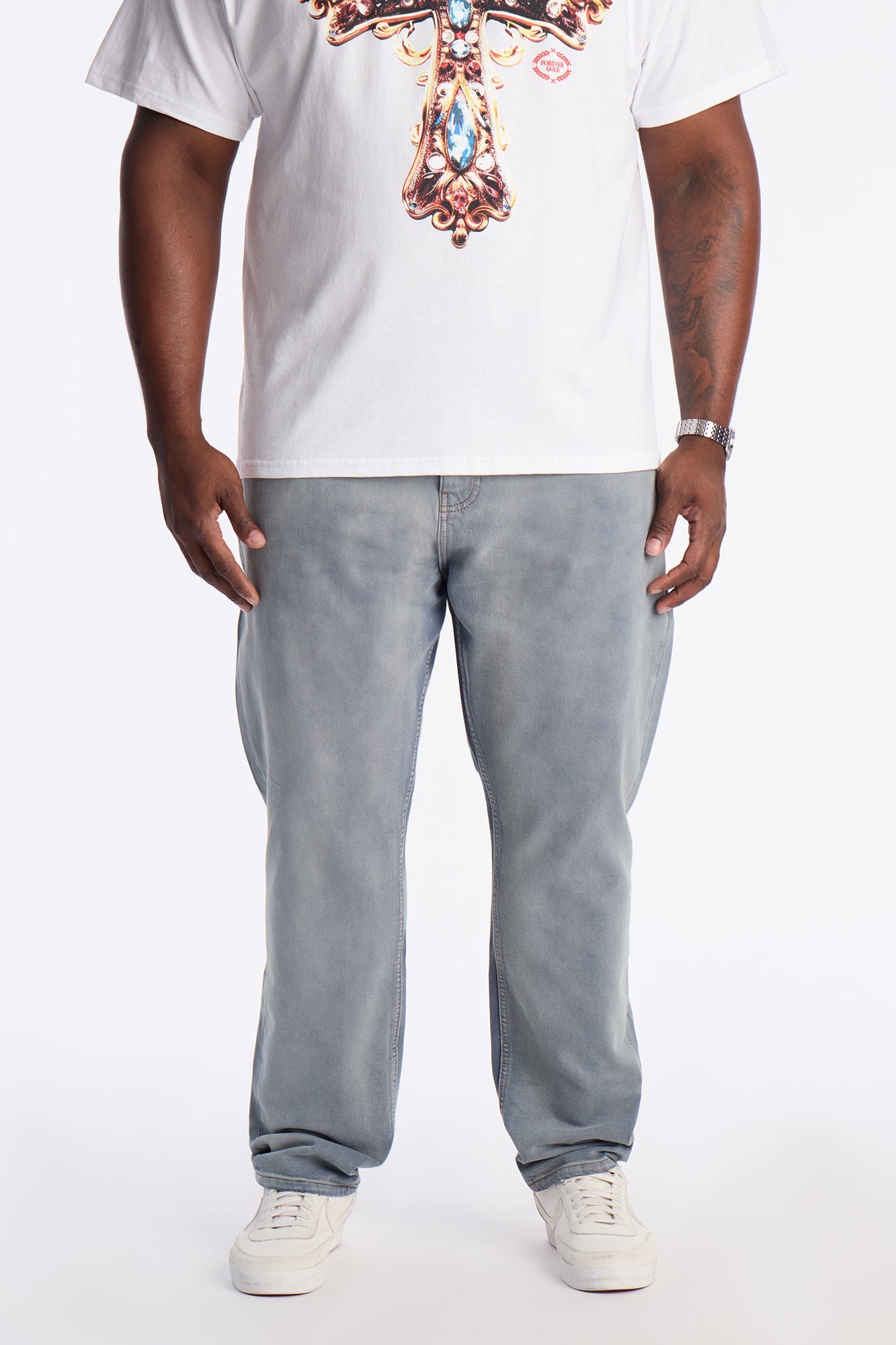Slim With Me Jean - Medium Blue Wash