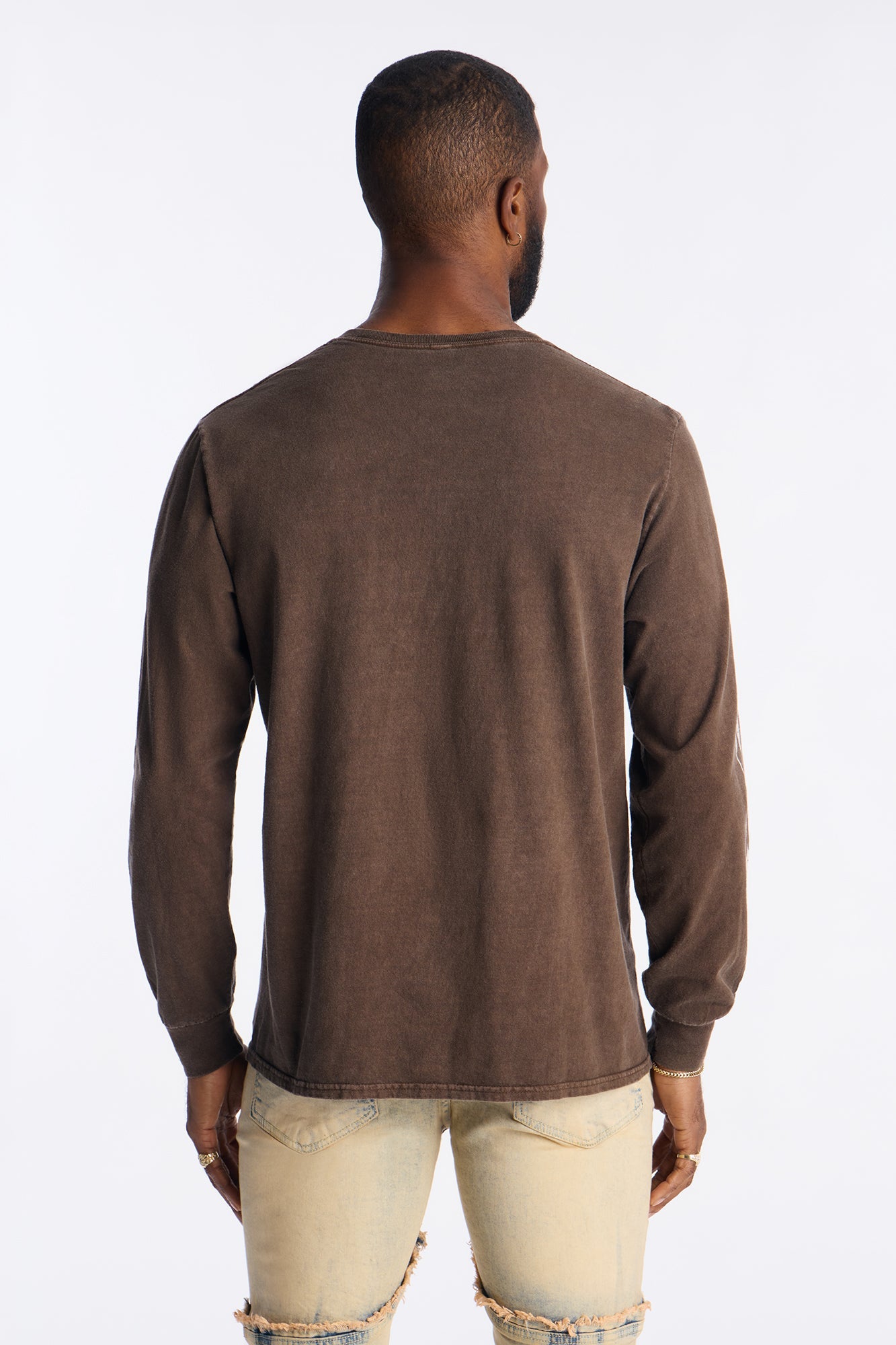 Lonestar Long Sleeve Tee - Chocolate