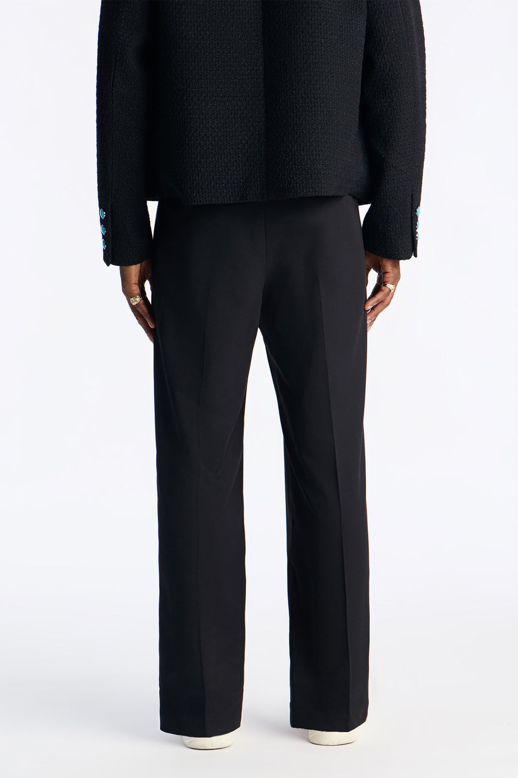 Straight Star Marker Trouser - Black