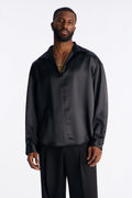 Relaxed Luxe Lumina Easy Flow Shirt - Black