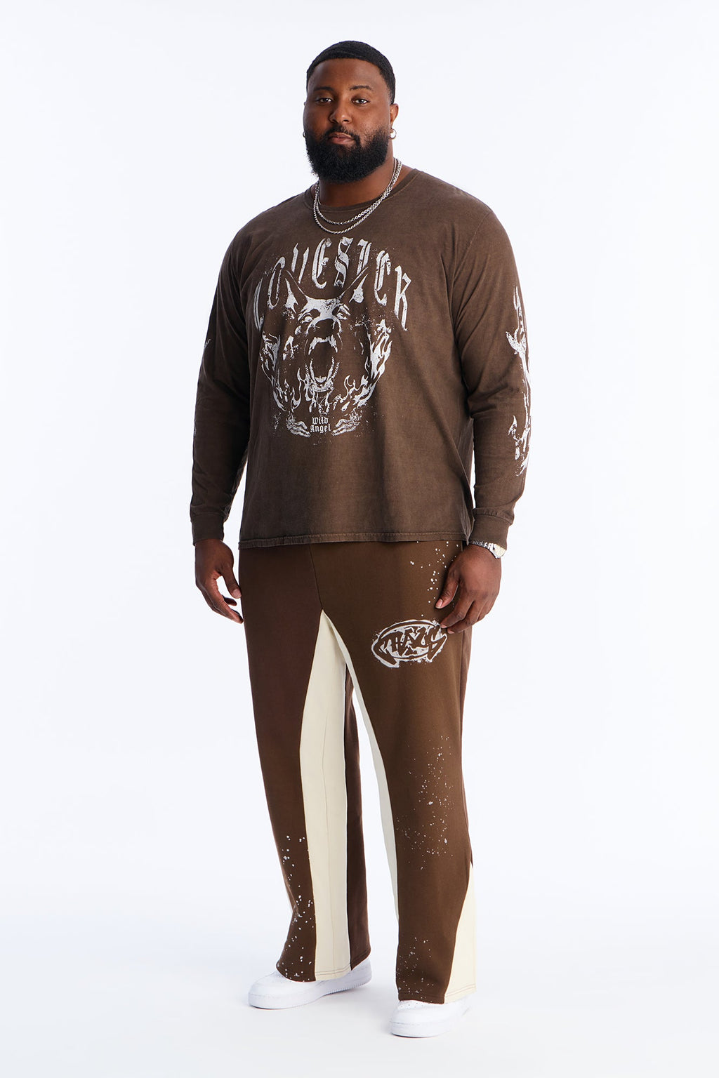 Lonestar Long Sleeve Tee - Chocolate