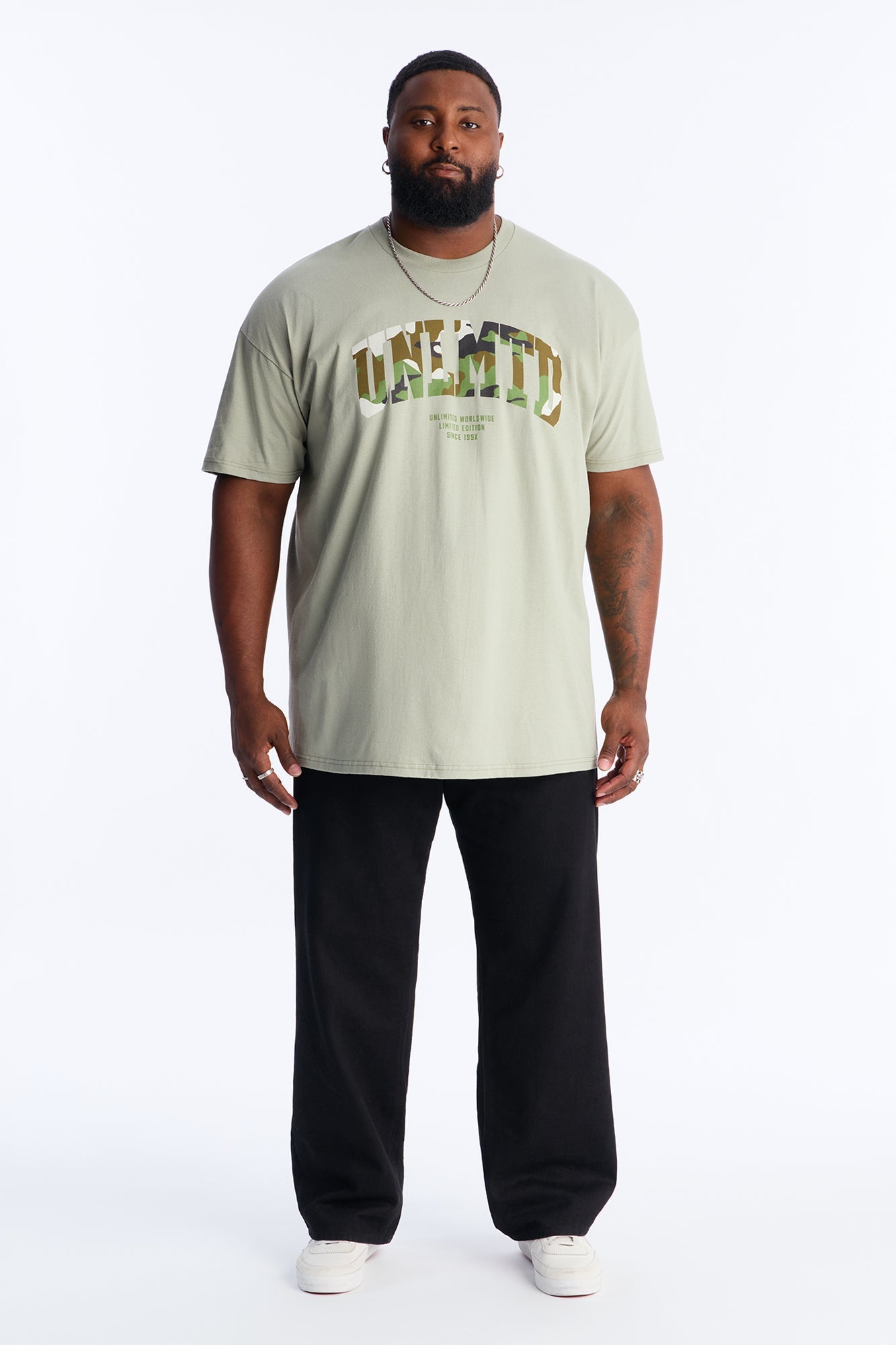 Unlimited Camo Short Sleeve Tee - Sage