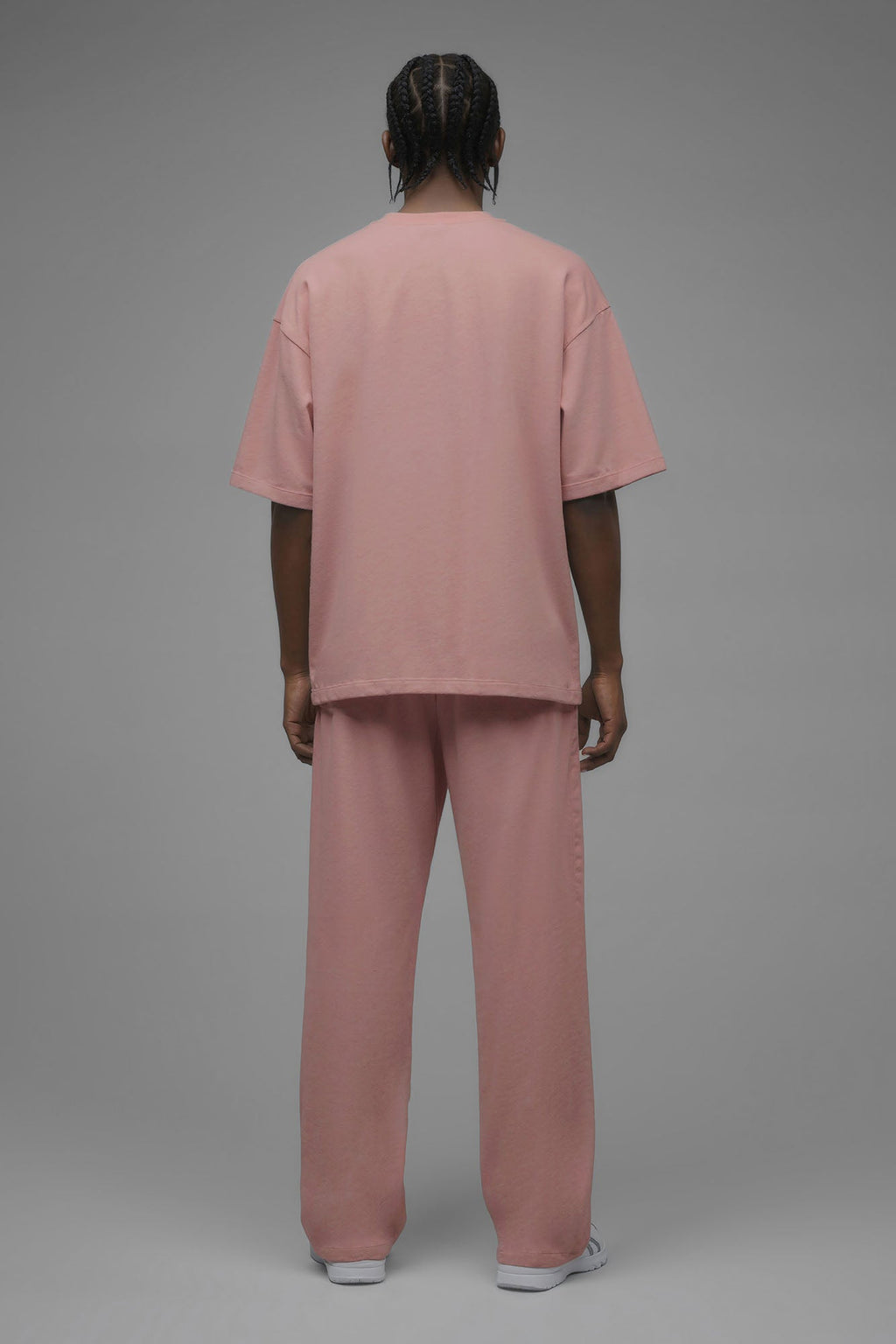 410 Oversized Fleece Tee - Pink