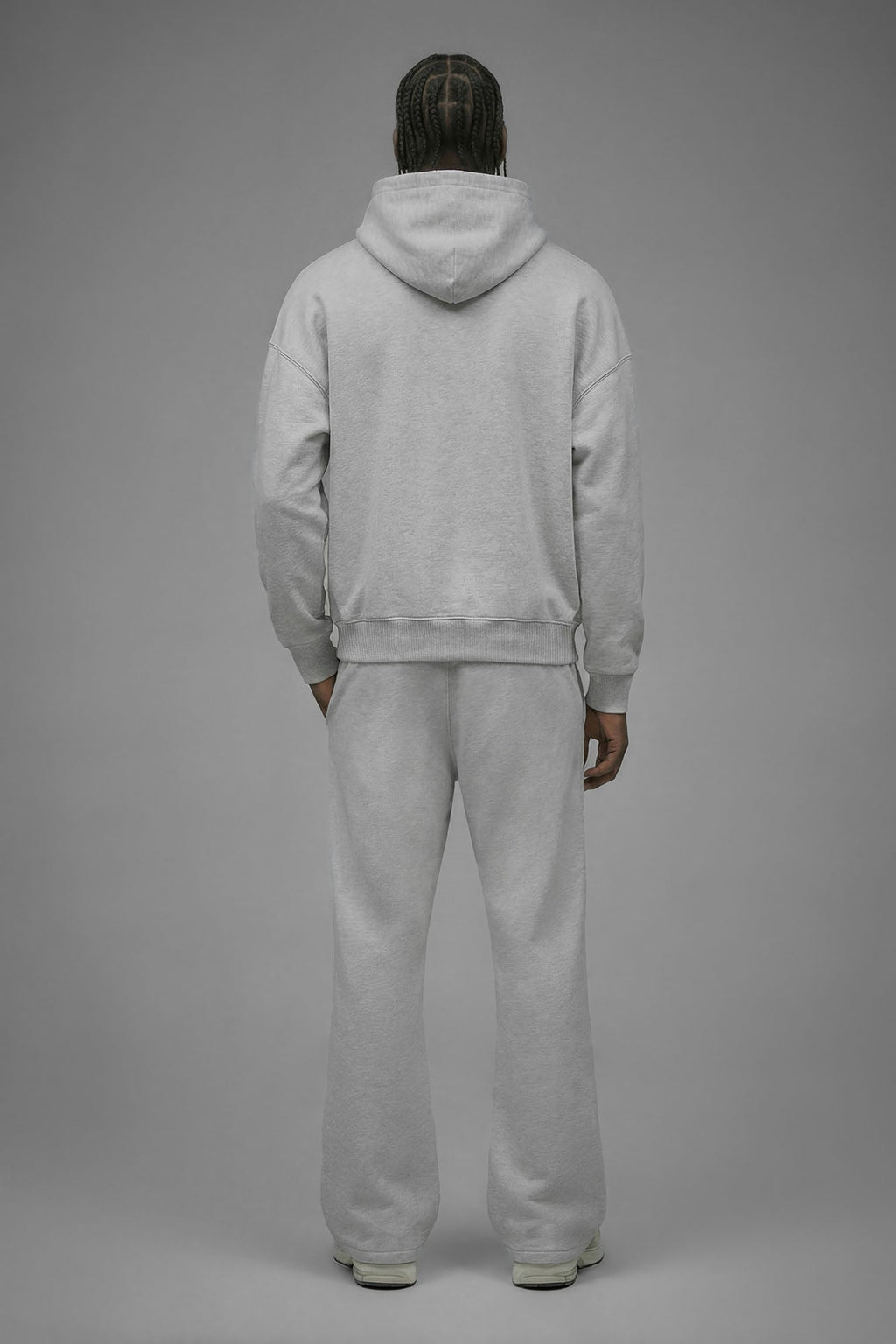 410 Slim Flare Sweatpants - Heather Grey